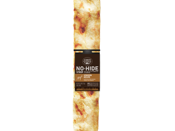 Earth Animal Dog NoHide Strips Venison 1pk