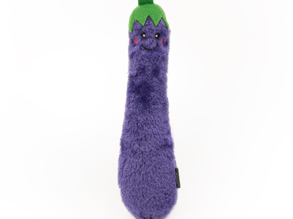 ZippyPaws Cat ZippyClaws Kickerz Eggplant