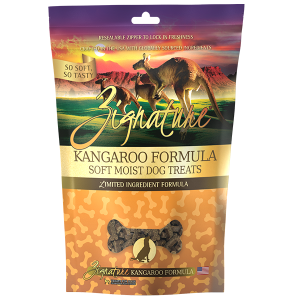 Zignature Dog Soft Moist Treats Kangaroo