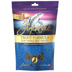 Zignature Dog Soft Moist Treats Trout