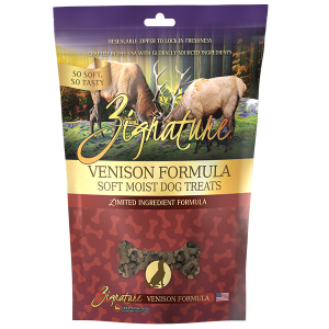 Zignature Dog Soft Moist Treats Venison