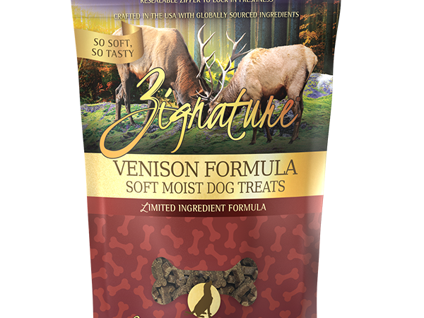 Zignature Dog Soft Moist Treats Venison