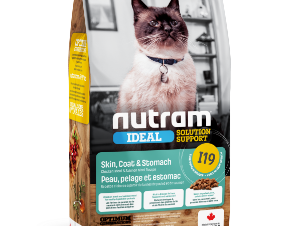 Nutram 3.0 Ideal Cat I19 Skin Coat & Stomach
