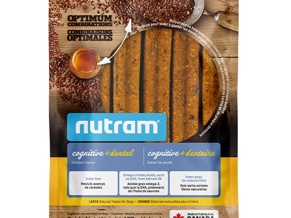 Nutram Dog OC Dental Chew Cognitive+ Chicken Large