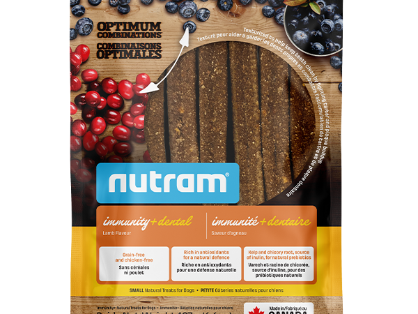 Nutram Dog OC Dental Chew Immunity+ Lamb Small