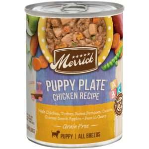 Merrick Dog Chicken Recipe Puppy Plate Wet Food