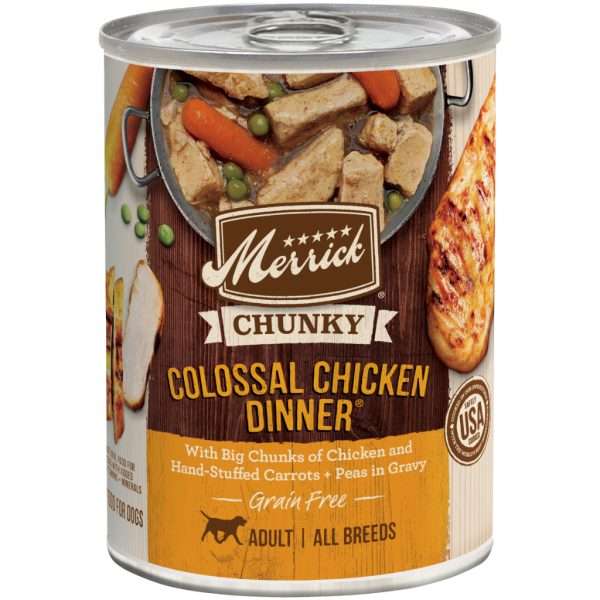 Merrick Dog Chunky Colossal Chicken Dinner Wet Food