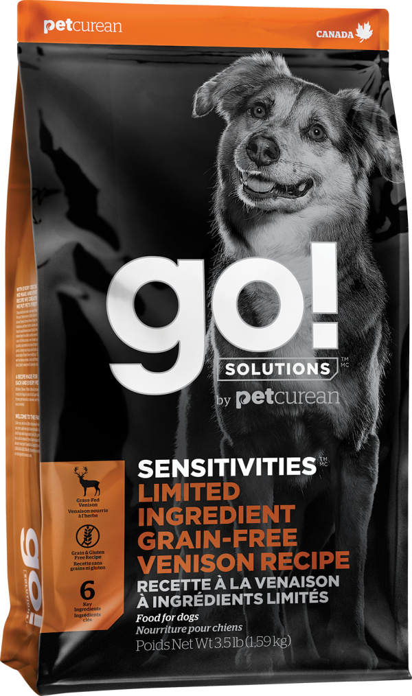 GO! Dog Sensitivities Grain Free Venison