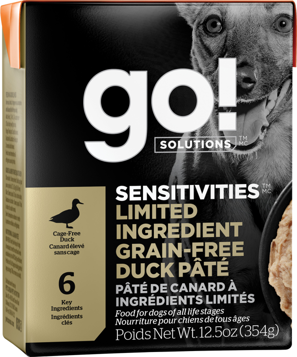 GO! Dog Sensitivities Grain Free Duck Pate