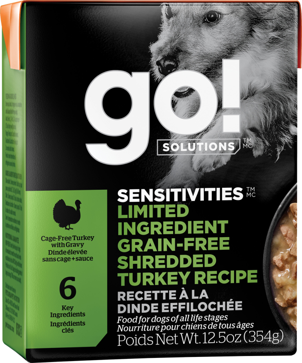 GO! Dog Sensitivities Grain Free Shredded Turkey