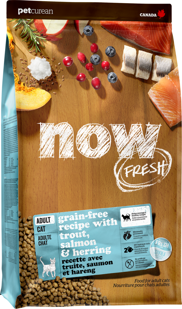 NOW Cat Trout Salmon & Herring Adult 3 Lb