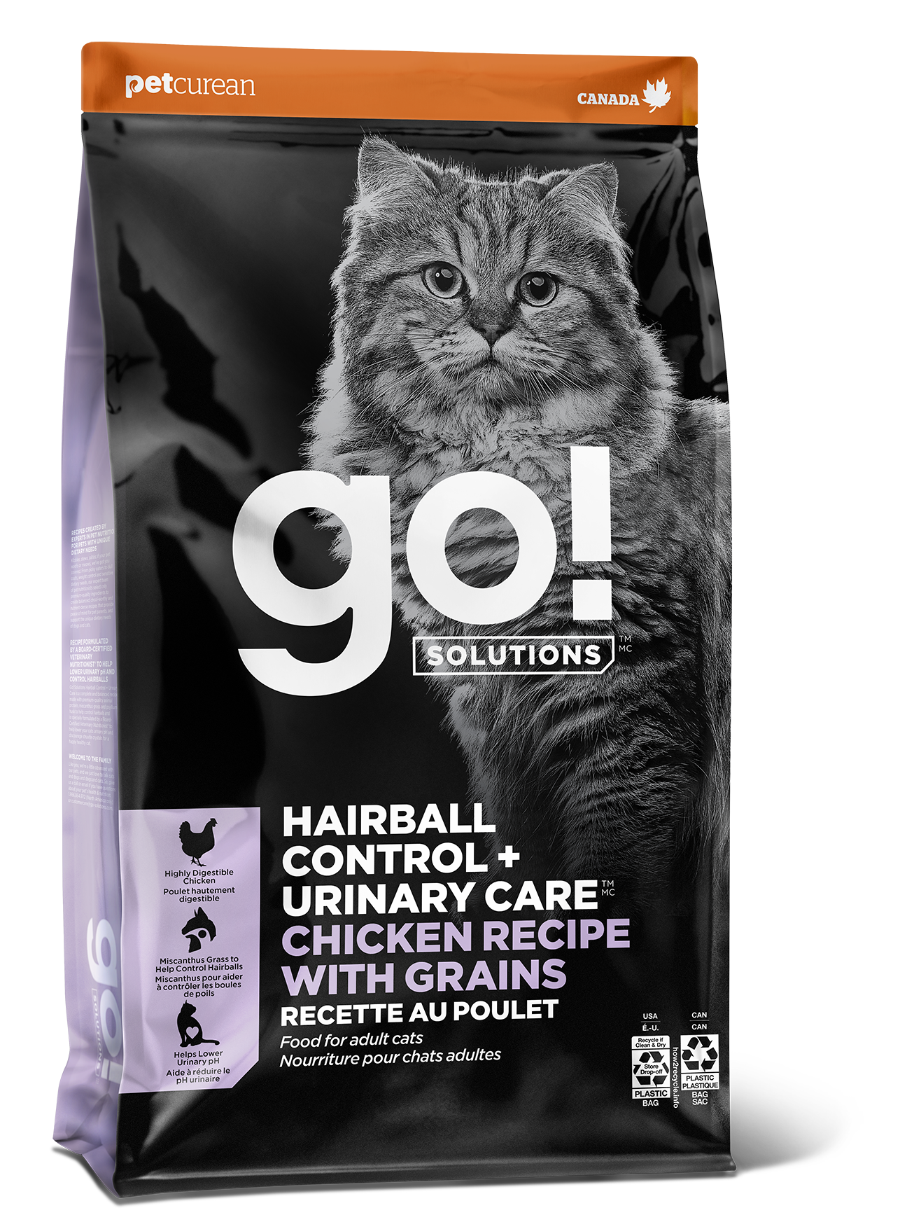 GO! Cat Hairball Control + Urinary Care Chicken Recipe
