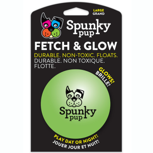 Spunky Pup Fetch & Glow Ball Large