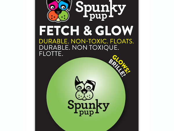 Spunky Pup Fetch & Glow Ball Large
