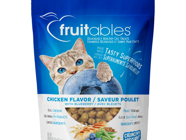 Fruitables Cat Crunchy Treats Chicken & Blueberry