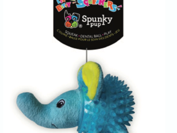 Spunky Pup Lil’ Bitty Squeakers Elephant