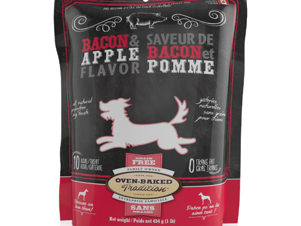 Oven-Baked Tradition Dog Treats Bacon + Apple