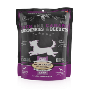 Oven-Baked Tradition Dog Treats Duck + Blueberry