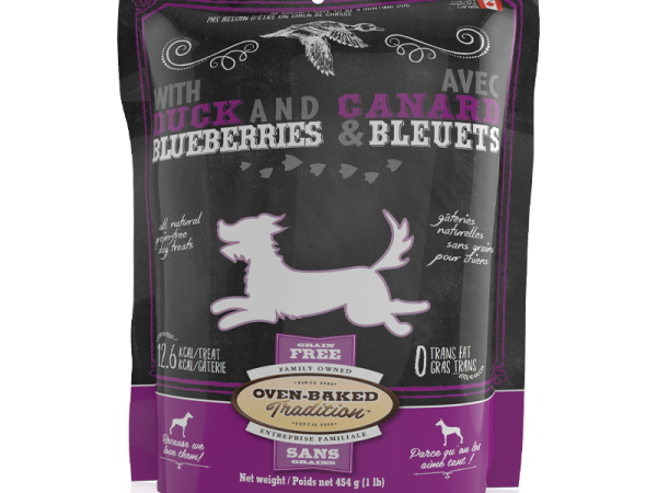 Oven-Baked Tradition Dog Treats Duck + Blueberry