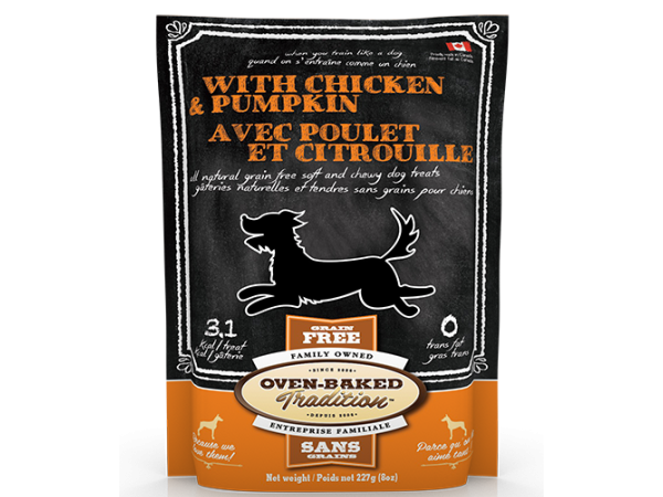 Oven-Baked Tradition Dog Treat Chicken + Pumpkin