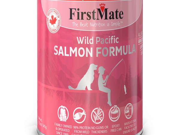 FirstMate Dog LID GF Salmon 12.2oz