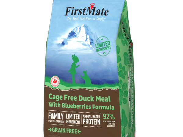 FirstMate Cat Grain Free Cage Free Duck with Blueberries