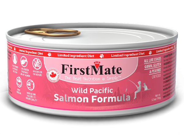 FirstMate Cat Wild pacific GF Salmon 5.5oz