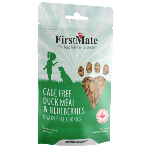 FirstMate Dog Treats Cookies Duck & Blueberries