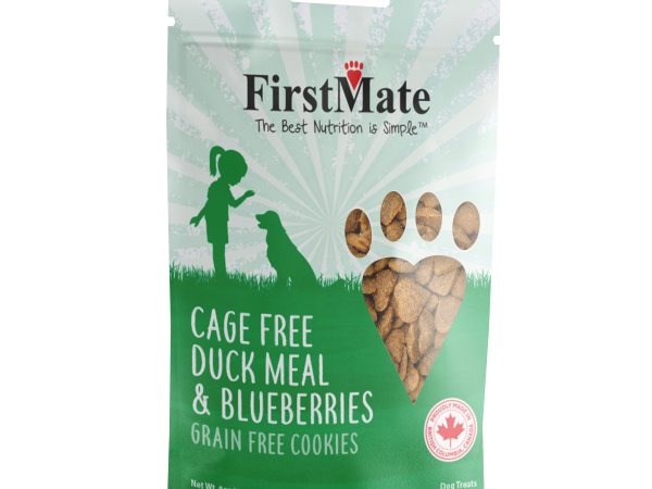 FirstMate Dog Treats Cookies Duck & Blueberries