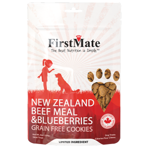 FirstMate Dog Treats Cookies Beef & Blueberries
