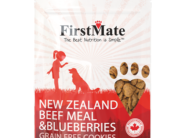 FirstMate Dog Treats Cookies Beef & Blueberries