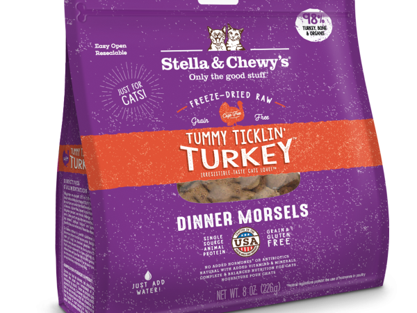 Stella&Chewy Cat Freeze Dried Tummy Ticklin Turkey Morsels