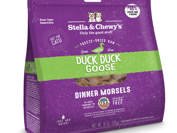 Stella&Chewy Cat Freeze Dried Duck Duck Goose Morsels