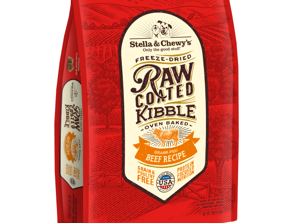 Stella&Chewys Dog Raw Coated Kibble Beef