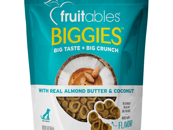 Fruitables Dog Biggies Almond Butter & Coconut