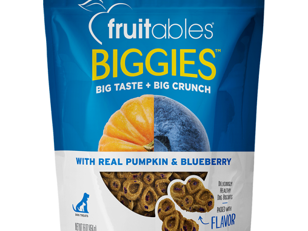 Fruitables Dog Biggies Pumpkin & Blueberry