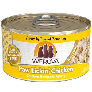 Cat Paw Licking Chicken