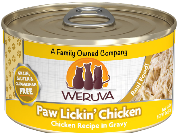 Cat Paw Licking Chicken