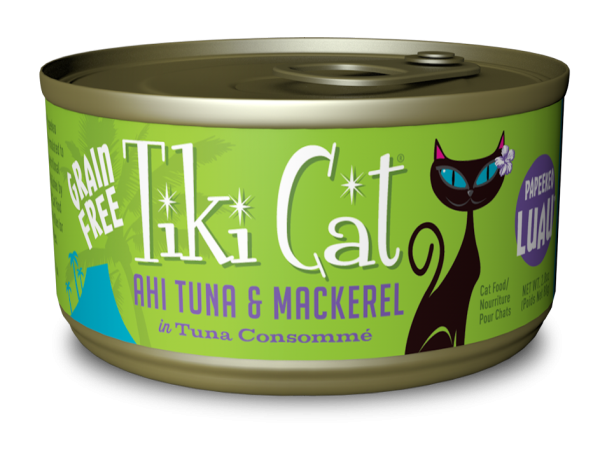 Tiki Cat Luau GF Ahi Tuna and Mackerel