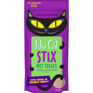 Tiki Cat Stix Wet Treats Duck in Gravy
