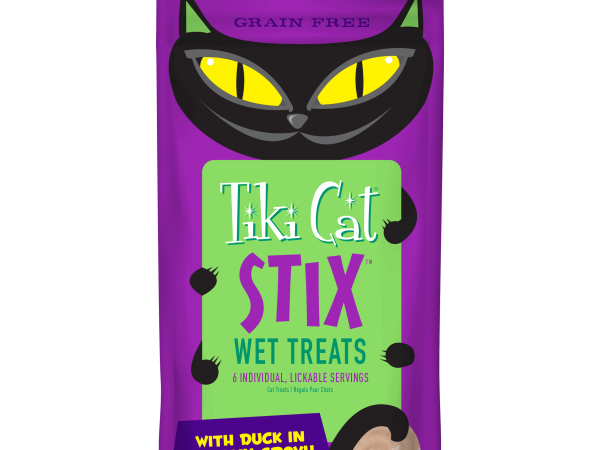 Tiki Cat Stix Wet Treats Duck in Gravy