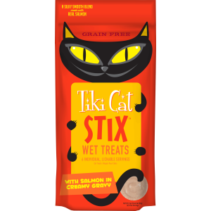 Tiki Cat Stix Wet Treats Salmon in Gravy