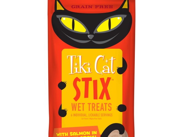 Tiki Cat Stix Wet Treats Salmon in Gravy