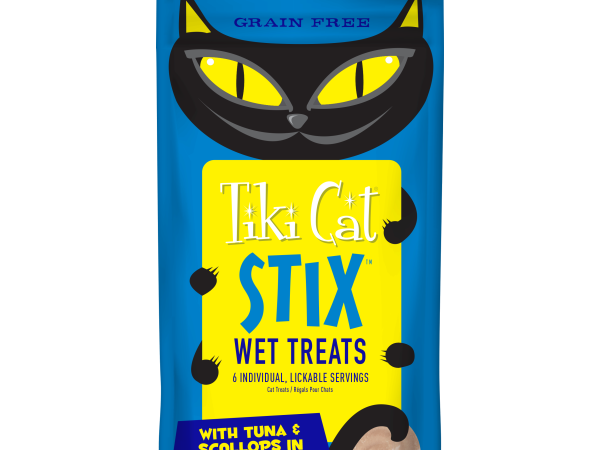 Tiki Cat Stix Wet Treats Tuna & Scallops