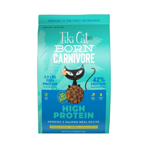 Tiki Cat Born Carnivore Herring & Salmon non-GMO