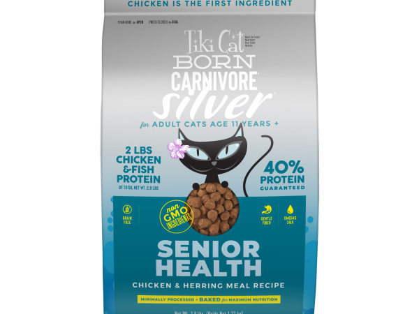 Tiki Cat Born Carnivore Silver Senior Health non-GMO
