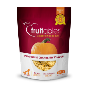 Fruitables Dog Crunchy Treats Pumpkin & Cranberry