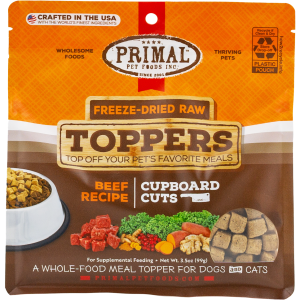 Primal Freeze Dried Topper Beef for Dogs & Cats