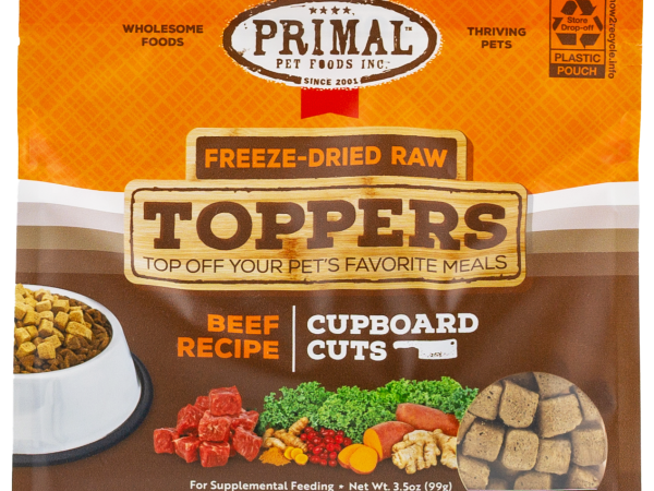 Primal Freeze Dried Topper Beef for Dogs & Cats