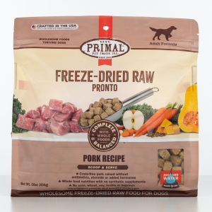Primal Freeze Dried Pork Pronto